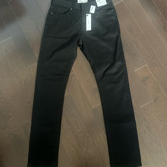 BNWT Topman Men’s Black Denim Slim Jeans W30 L32 - Picture 3 of 6